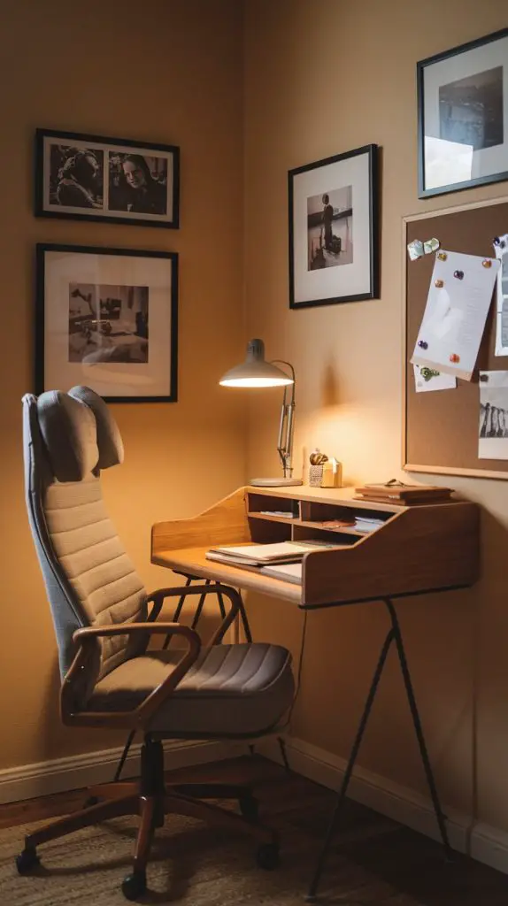 Transforming a small corner into a cozy home office nook is an excellent way to utilize limited space effectively. This design embraces warmth and comfort, making it an inviting spot for work. Start by selecting a compact desk that fits snugly into the corner. Pair it with a comfortable chair that offers good back support.