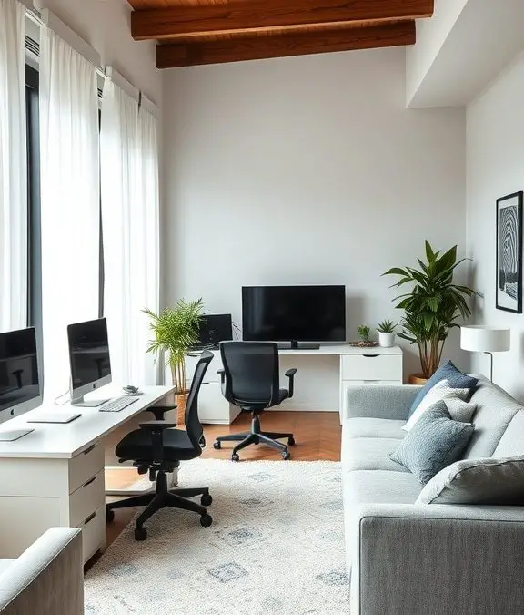 21 Clever Home Office and TV Room Combo Ideas for Small Spaces