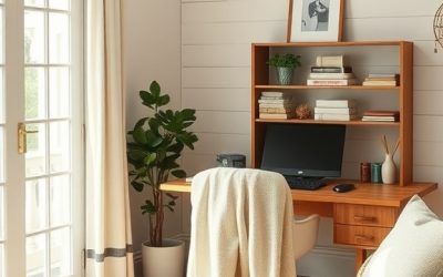 50 Inspiring Farmhouse Home Office Ideas for a Cozy Workspace