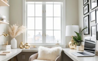 37 Chic Neutral Home Office Ideas for a Calm Space