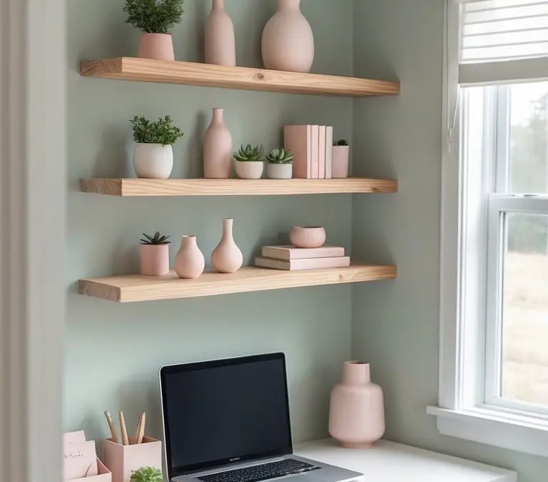 18 Chic Sage and Blush Home Office Décor Ideas