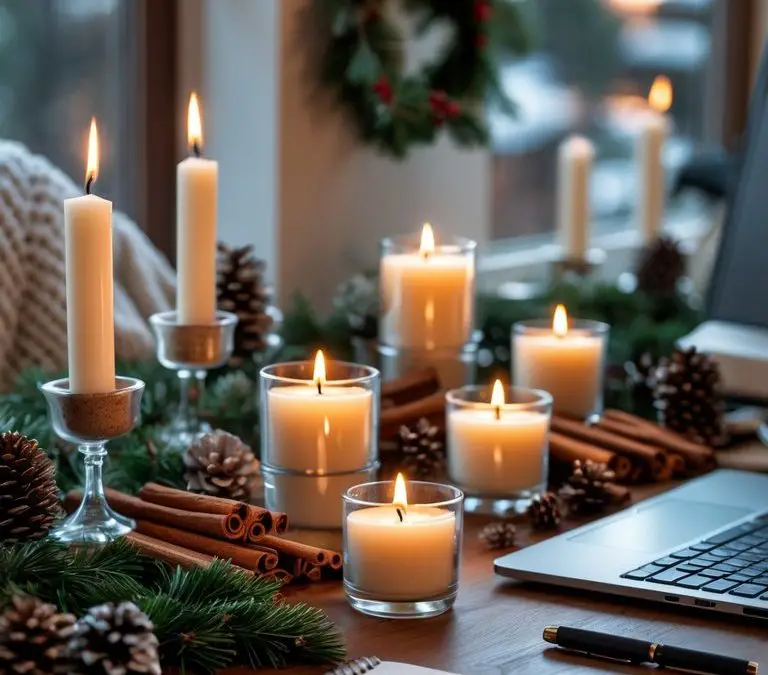 14 Winter Office Decor Ideas to Warm Up Your Workspace and Boost Holiday Cheer