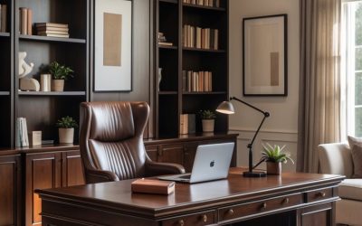 The Definition of Luxury: 27 Sophisticated Home Office Ideas For a Timeless Look