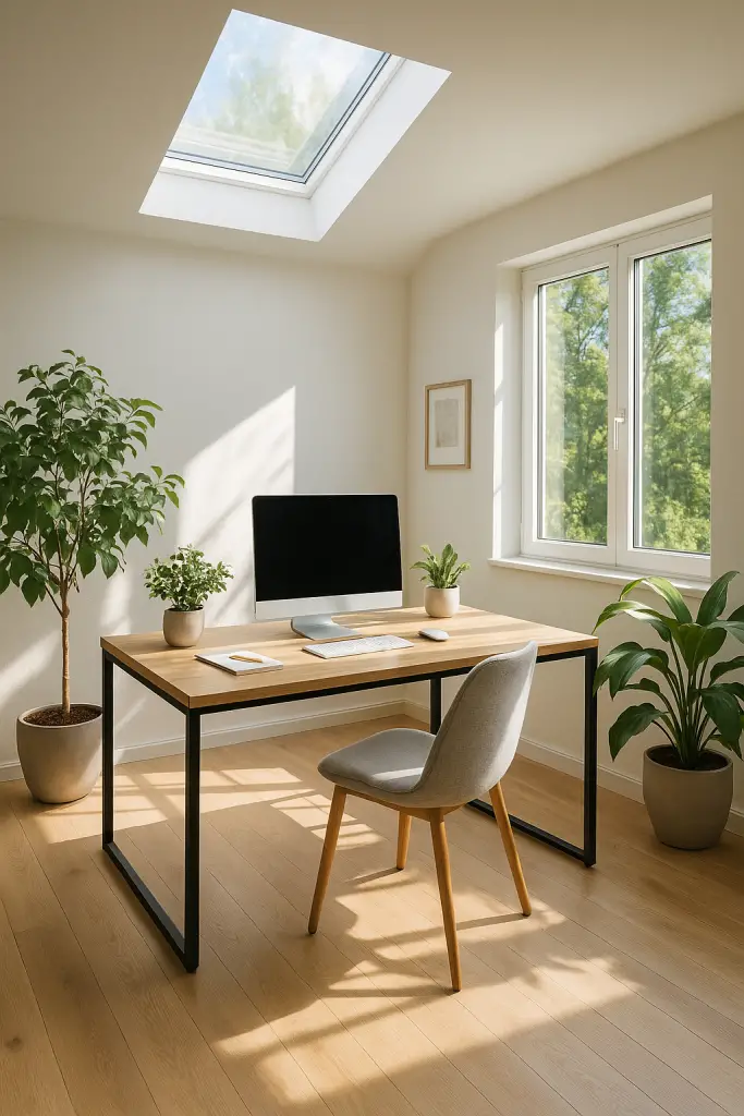 Skylight side window office