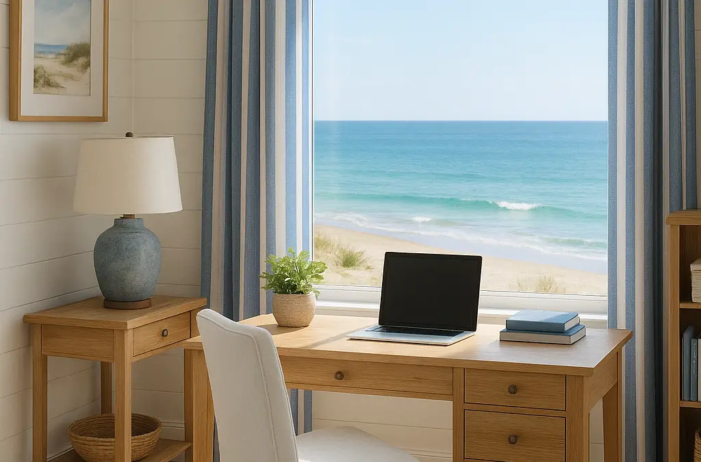 29 Home Office Ideas with Windows To Maximize Bright Creativity