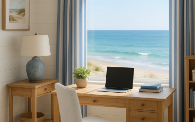 29 Home Office Ideas with Windows To Maximize Bright Creativity