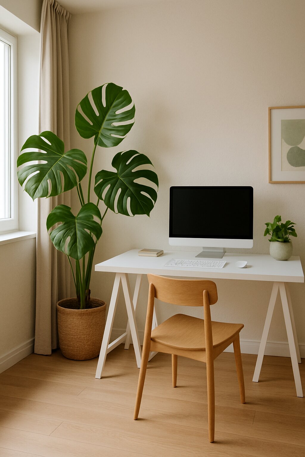 Statement plant minimalist office
