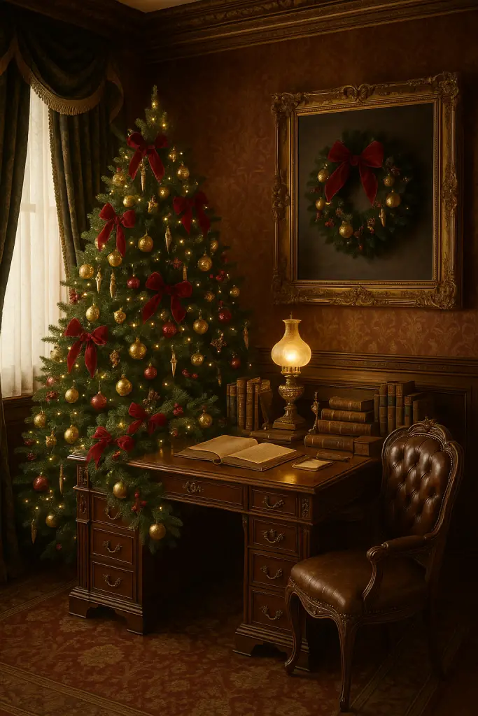 Victorian Christmas office