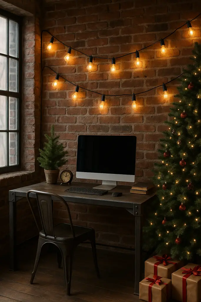 Industrial Christmas office