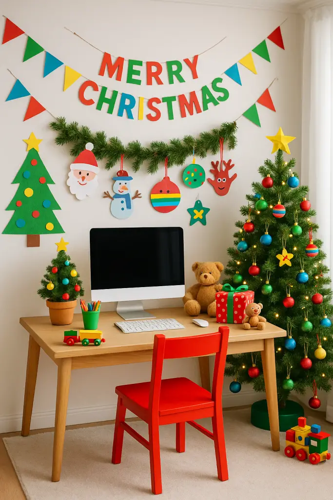 Family Christmas office