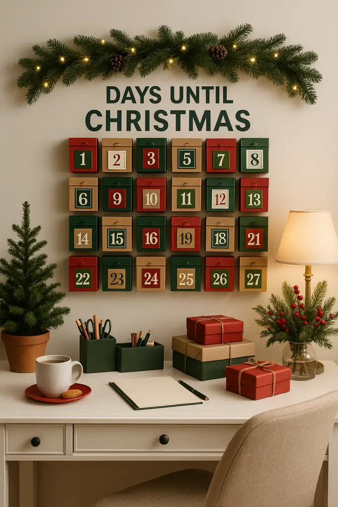Advent calendar Christmas office
