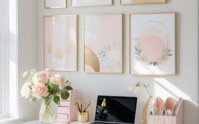 19 Classy Feminine Home Office Ideas That Will Inspire Your Workspace Makeover