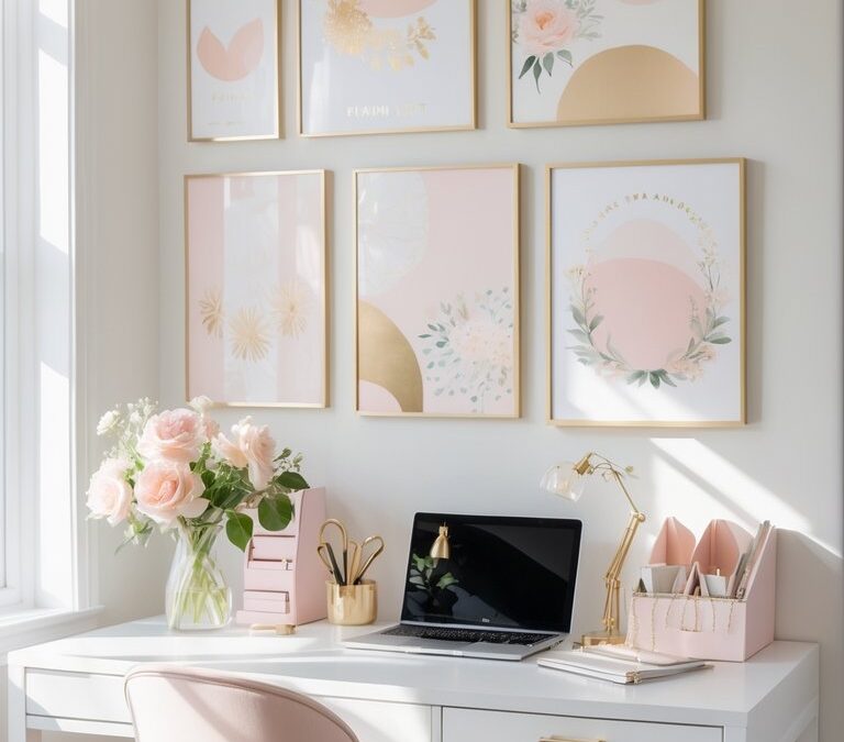 19 Classy Feminine Home Office Ideas That Will Inspire Your Workspace Makeover