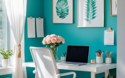 19 Beautiful Wall Colors For Feminine Home Office That Will Inspire Creativity Every Day