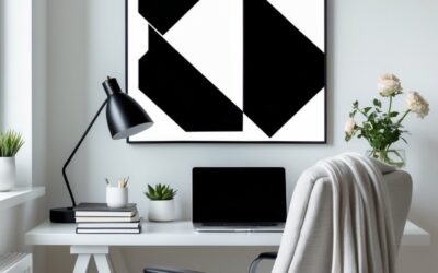 19 Feminine Black and White Home Office Ideas That Will Inspire Your Workspace Makeover