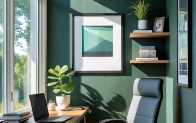 18 Dark Green Home Office Walls That Instantly Boost Creativity and Calm