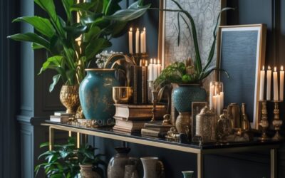 17 Moody Maximalist Console Table Setups You Need to See