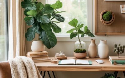 15 Natural Texture Ideas for a Cozy Nancy Meyers Office
