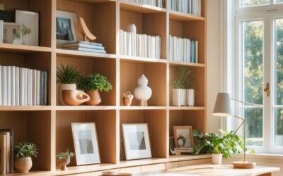 How to Style a Bookshelf: 15 Nancy Meyers Office Styling Tips
