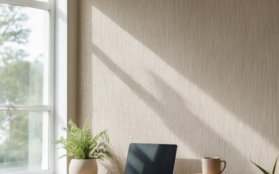 15 Neutral-Tone Office Wallpapers to Create a Calm Workspace