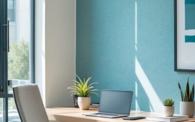15 Calming Blue Office Wallpaper Picks for a Stress-Free Workday